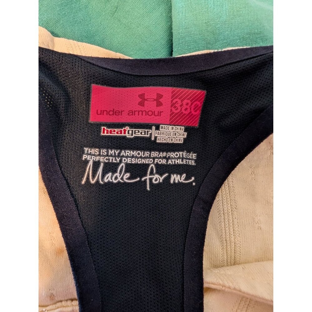 Under Armour 38c Solid Black Racerback Sports Bra… - image 6